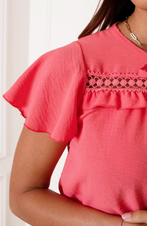 Detailed Strik Jurk Kensi Koraal – shoparchief — foto 11