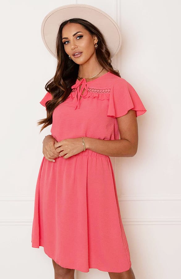 Detailed Strik Jurk Kensi Koraal – shoparchief — foto 7