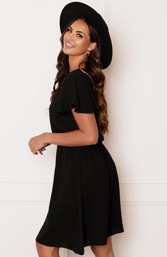 Detailed Strik Jurk Kensi Zwart – shoparchief — foto 5