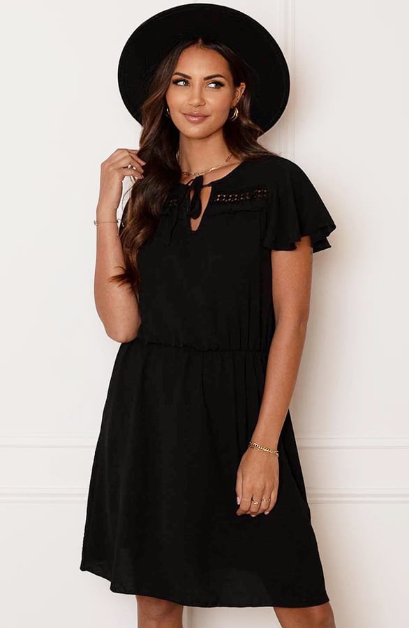 Detailed Strik Jurk Kensi Zwart – shoparchief — foto 4