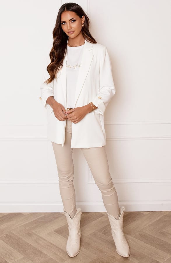 Fashion Blazer Lizzie Ecru – shoparchief — foto 7