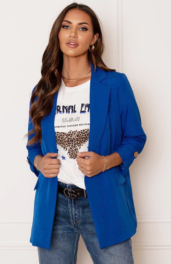 Fashion Blazer Lizzie Kobalt – shoparchief — foto 2