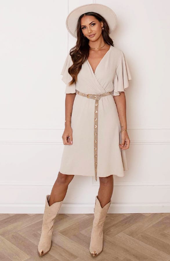 Jurk Nikkie Beige 2.0 – alle jurkjes — foto 13