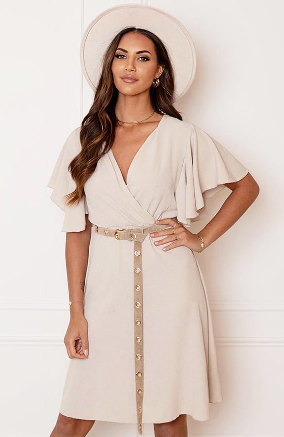 Jurk Nikkie Beige 2.0 – alle jurkjes — foto 8