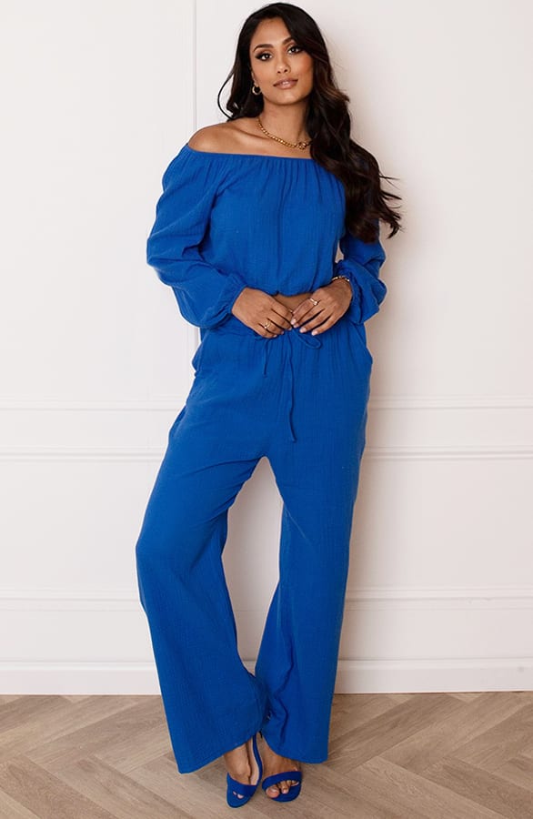 Katoenen Broek Stella Kobalt – shoparchief — foto 3