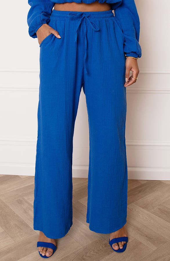 Katoenen Broek Stella Kobalt – shoparchief