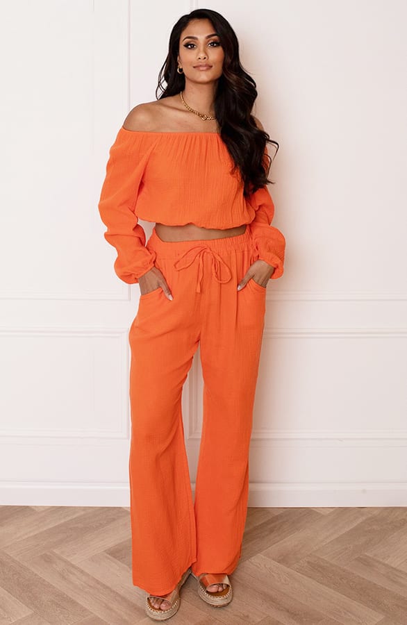 Katoenen Broek Stella Oranje – shoparchief — foto 2