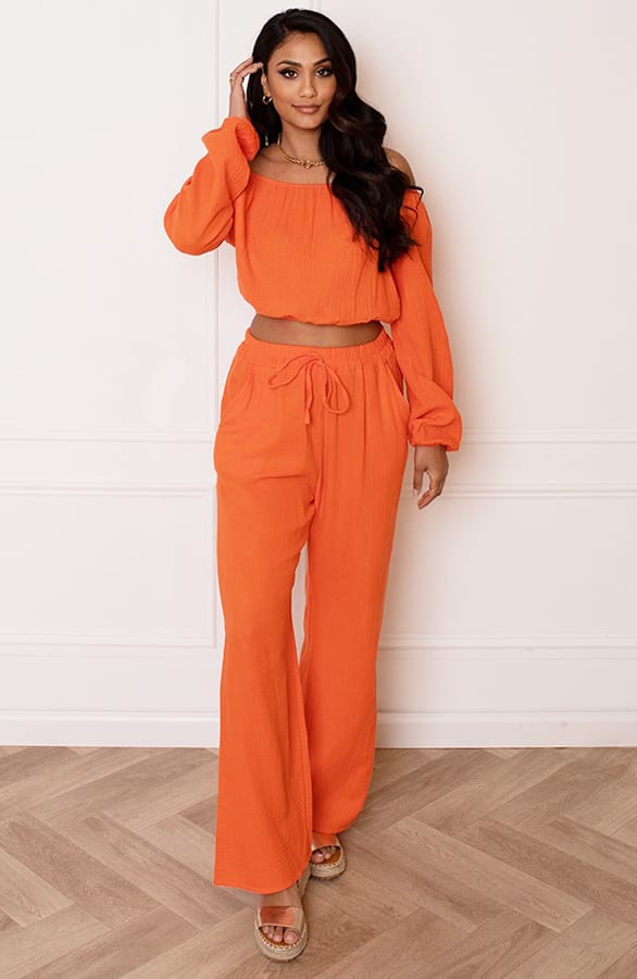 Katoenen Broek Stella Oranje – shoparchief — foto 4