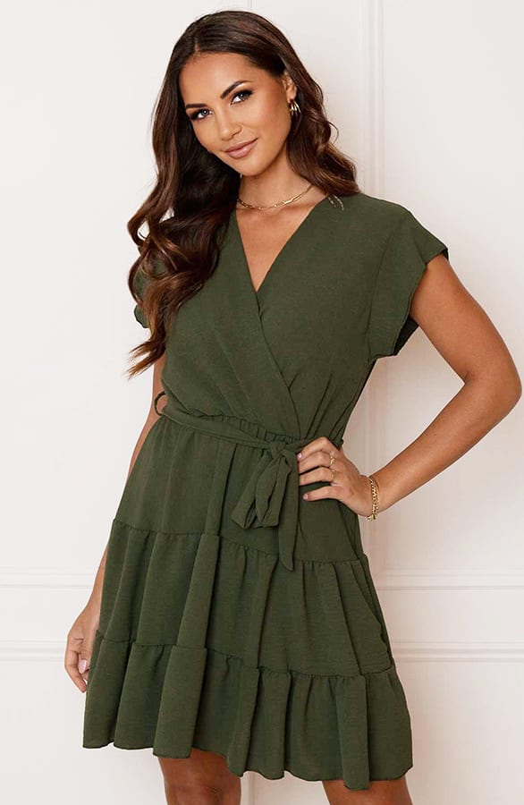 Laagjes Jurk Lexy Army – shoparchief
