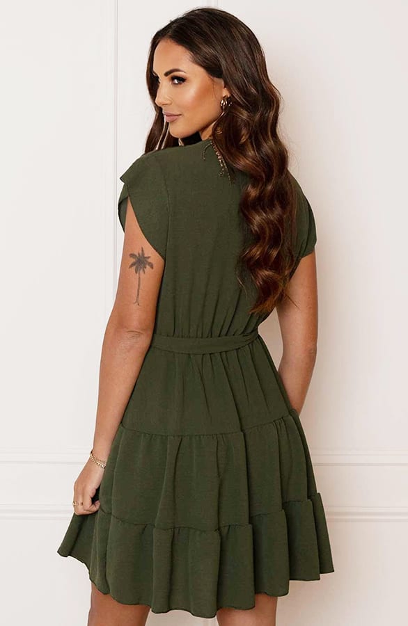 Laagjes Jurk Lexy Army – shoparchief — foto 6