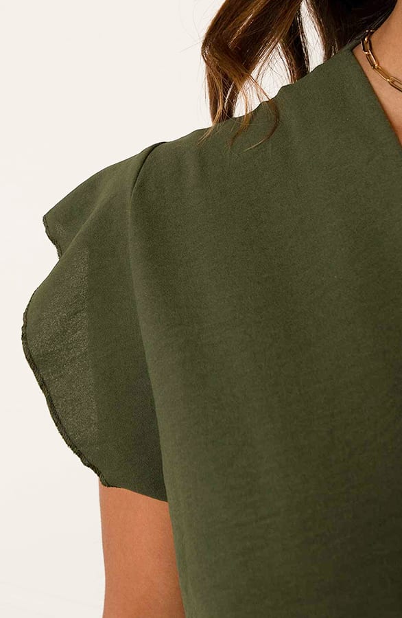 Laagjes Jurk Lexy Army – shoparchief — foto 7