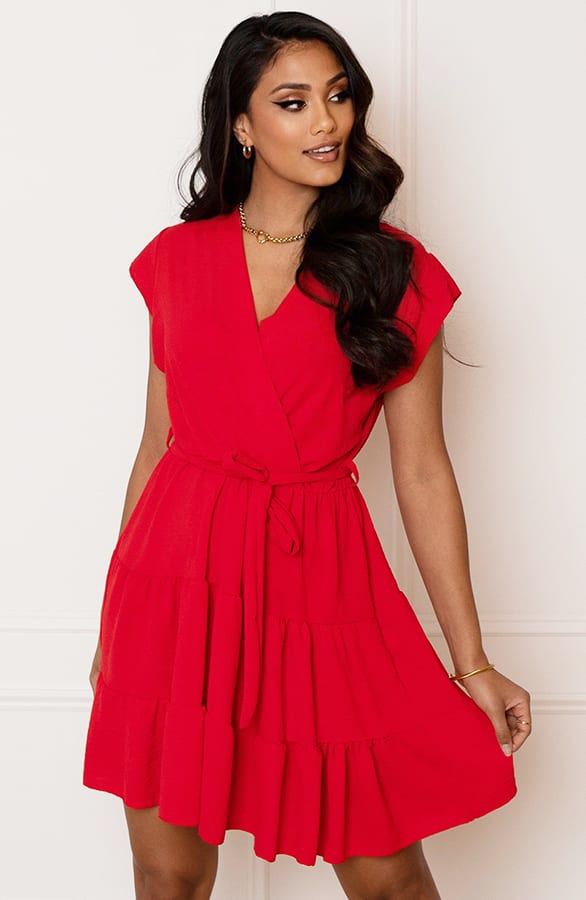 Laagjes Jurk Lexy Rood – shoparchief