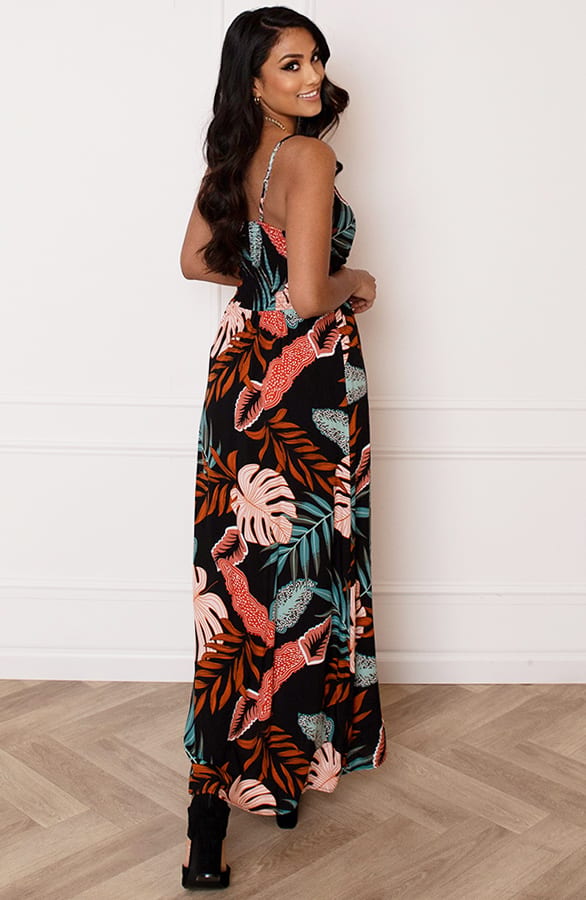 Leaves Spaghetti Jurk Jacky Zwart – shoparchief — foto 4