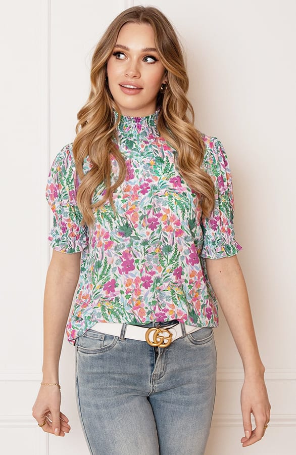 Lynn Top Bloemenprint Pastel – shoparchief — foto 4