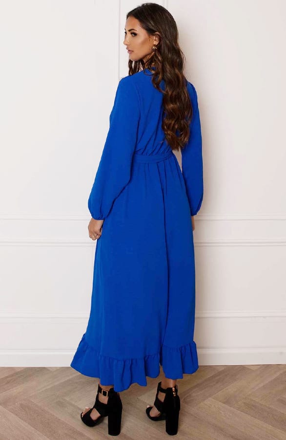 Maxi Strik Jurk Elize Kobalt – shoparchief — foto 5
