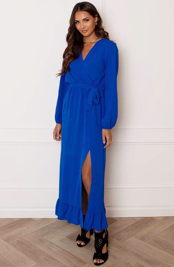 Maxi Strik Jurk Elize Kobalt – shoparchief — foto 3