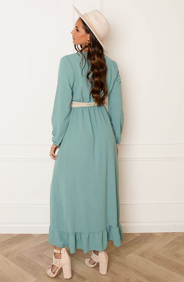 Maxi Strik Jurk Elize Mint – shoparchief — foto 4