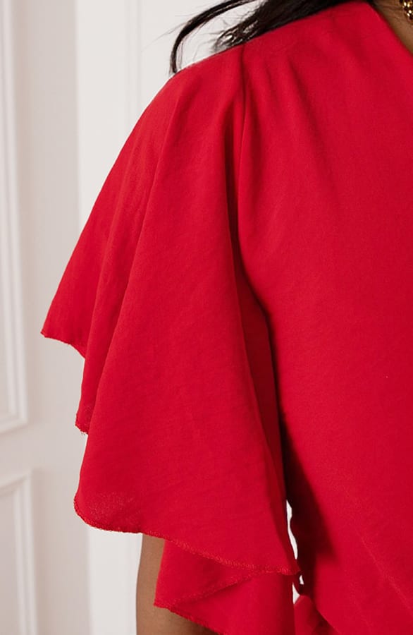 Midi Jurk Nikkie Rood – shoparchief — foto 6