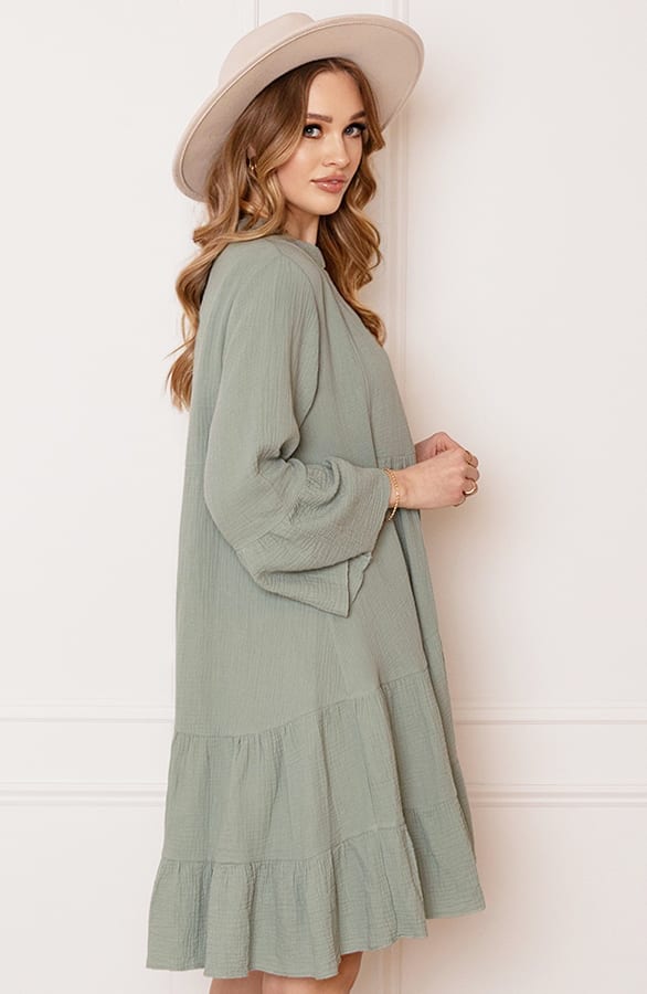 Oversized Katoenen Tuniek Dewi Mint – shoparchief — foto 3