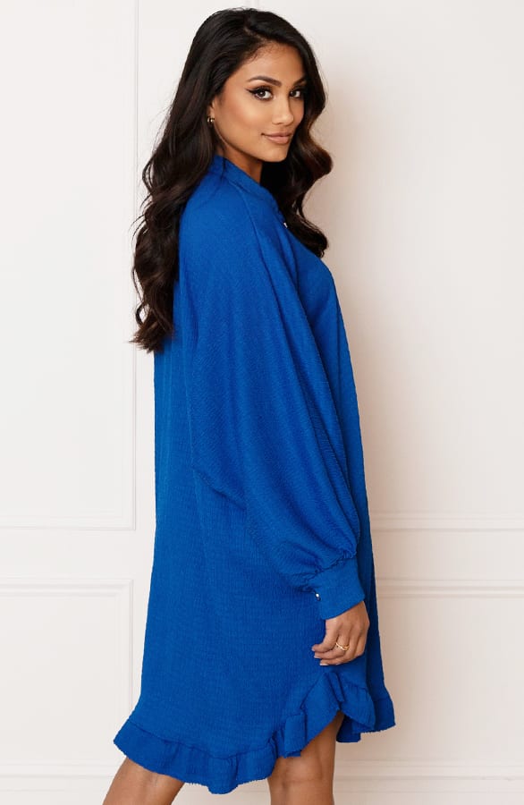 Oversized Ruches Tuniek Yasmin Kobalt – shoparchief — foto 3