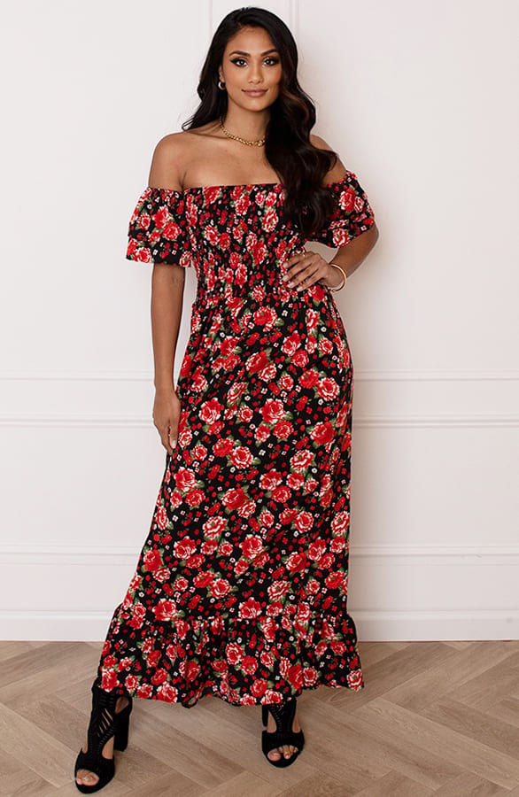Romantic Off Shoulder Jurk Ilse – shoparchief