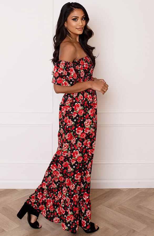 Romantic Off Shoulder Jurk Ilse – shoparchief — foto 4
