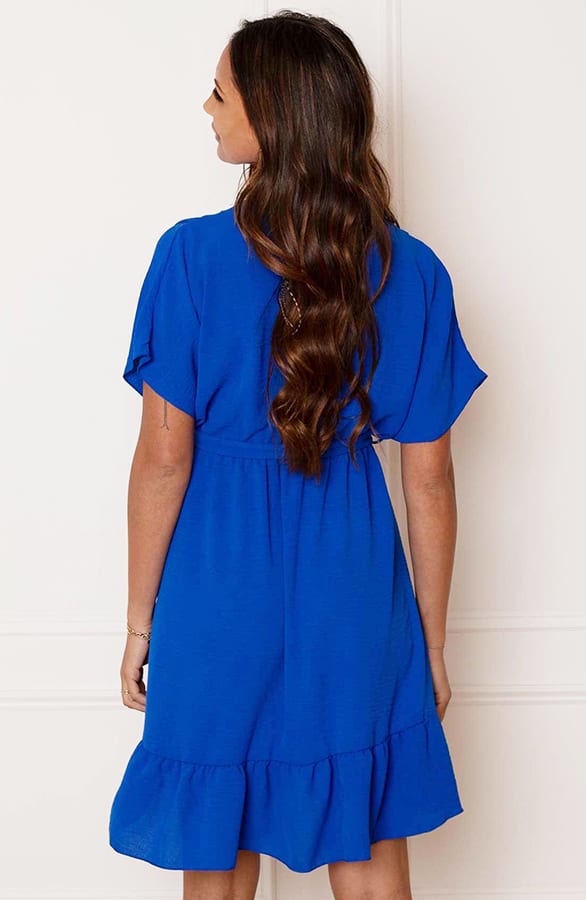 Ruches Jurk Mandy Kobalt – shoparchief — foto 4