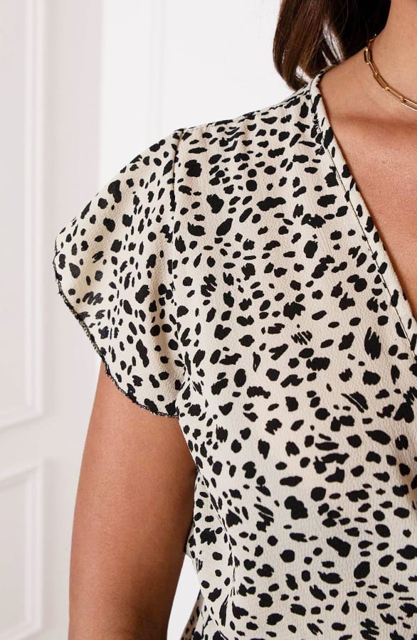 Strik Jurk Cheetahprint Jade Beige – shoparchief — foto 10