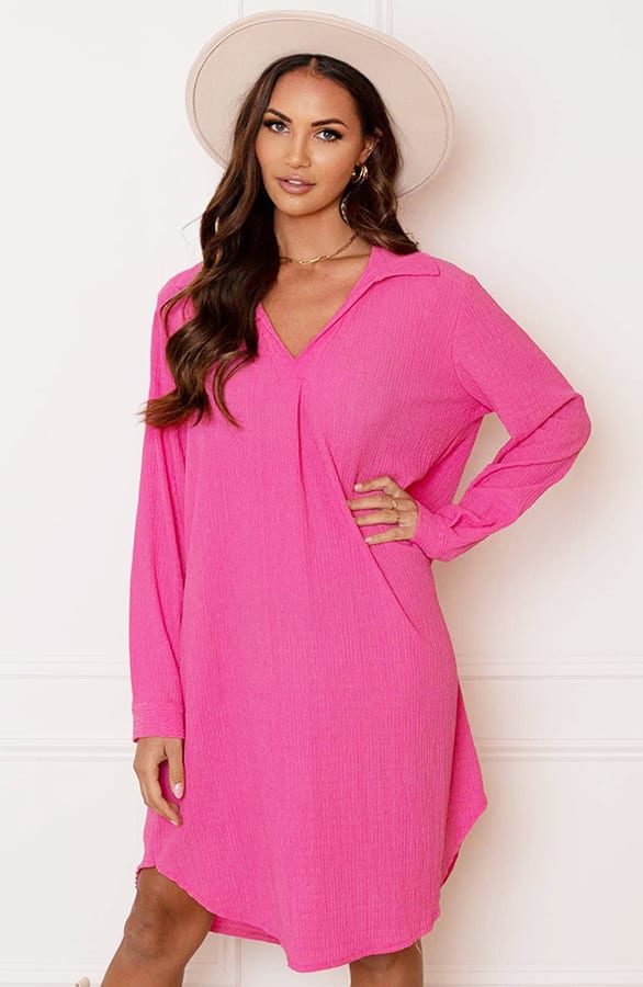 Texture Tuniek Roos Fuchsia – shoparchief