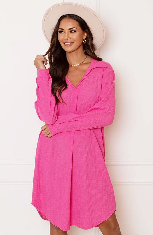 Texture Tuniek Roos Fuchsia – shoparchief — foto 2