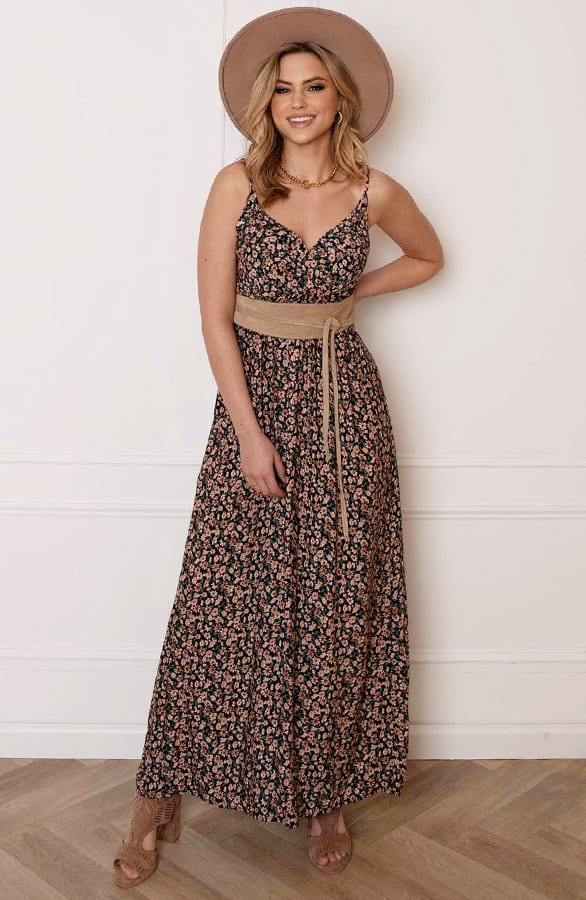 Bloemen Spaghetti Jurk Jacky – shoparchief