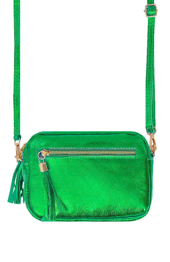 Crossbody Bag Donna Metallic Bright Green – shoparchief