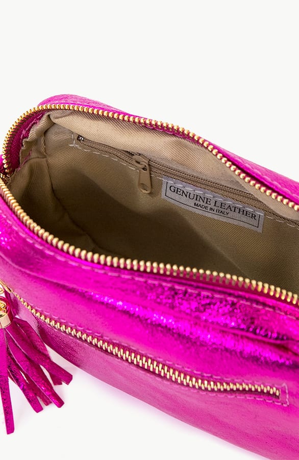 Crossbody Bag Donna Metallic Fuchsia – shoparchief — foto 2