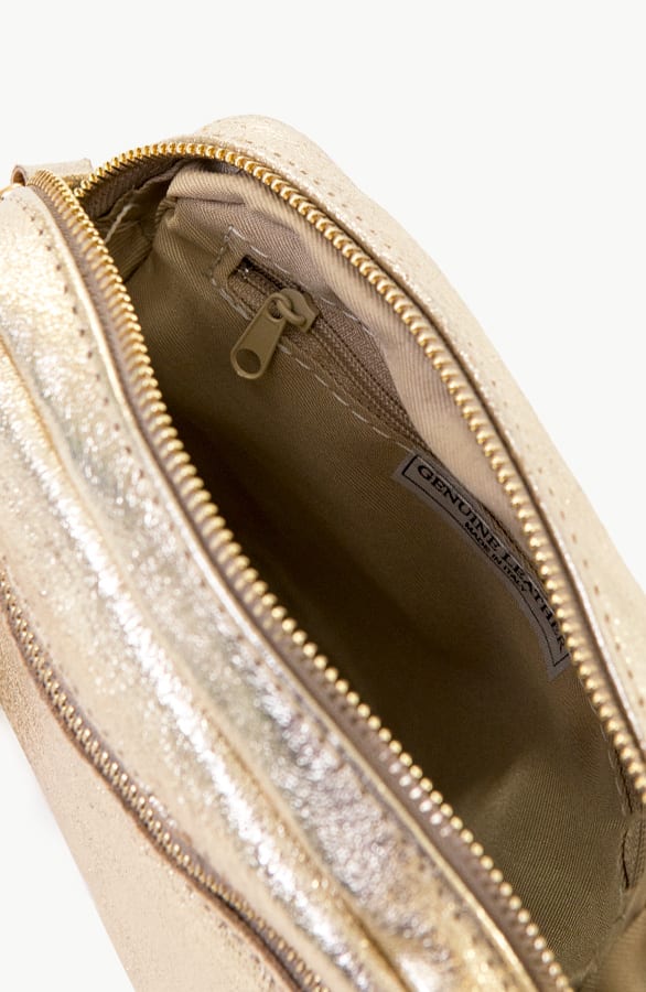 Crossbody Bag Donna Metallic Goud – shoparchief — foto 2
