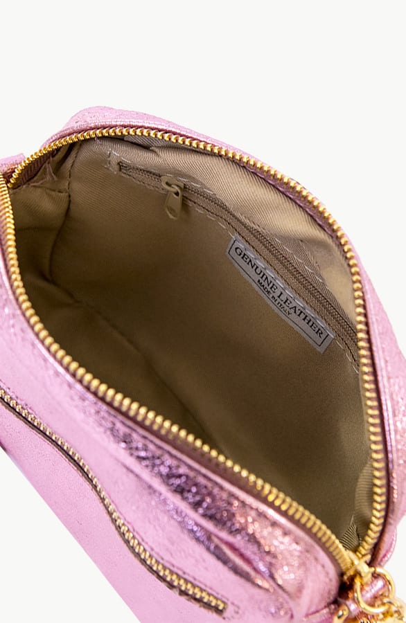 Crossbody Bag Donna Metallic Pink – shoparchief — foto 2