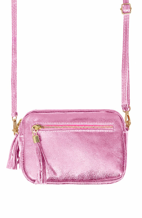 Crossbody Bag Donna Metallic Pink – shoparchief