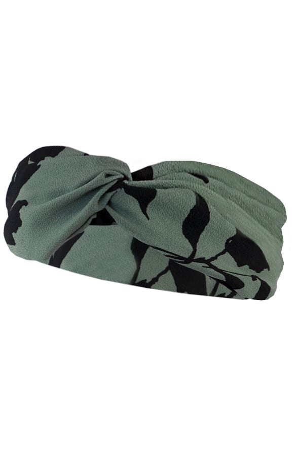 Haarband Bloemen Larissa Army Zwart – shoparchief