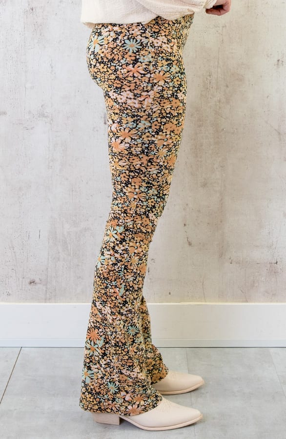 Janine Flared Broek Bloemen Creme – shoparchief — foto 3