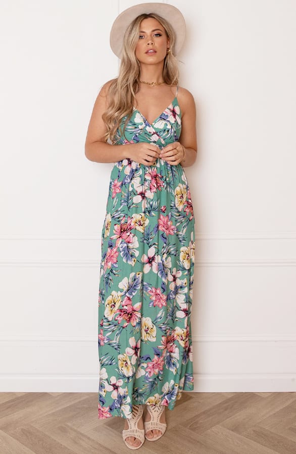 Palm Spaghetti Jurk Jacky Mint – shoparchief — foto 3