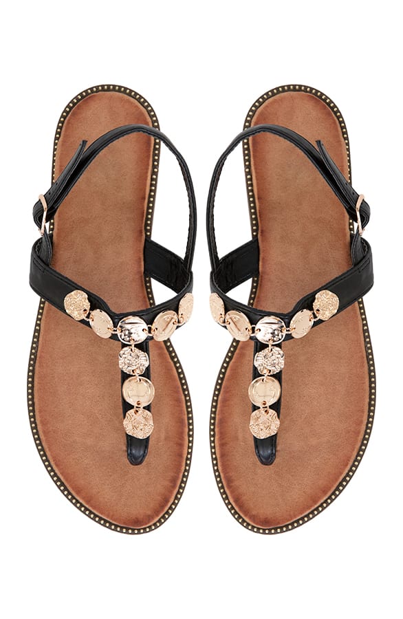 Sandalen Met Bedels Nicole Zwart – shoparchief