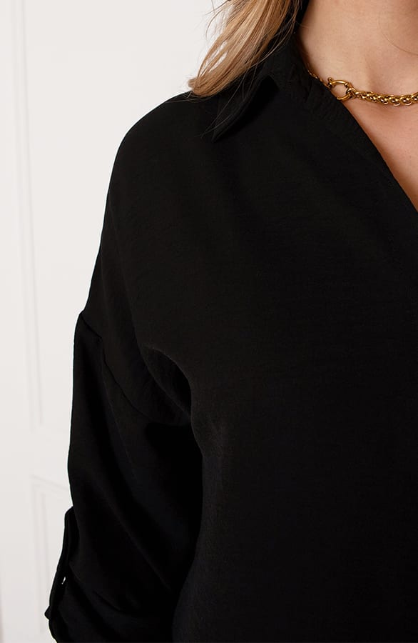 Blouse Jurk Sigrid Zwart – shoparchief — foto 4