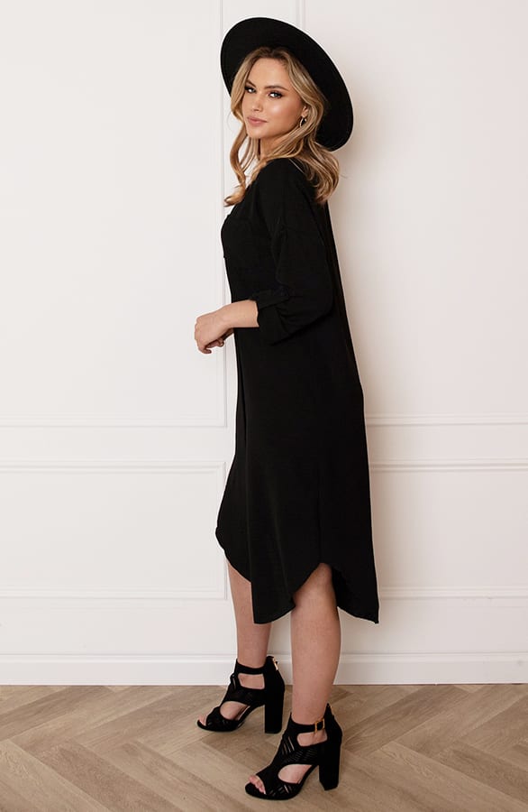 Blouse Jurk Sigrid Zwart – shoparchief — foto 2