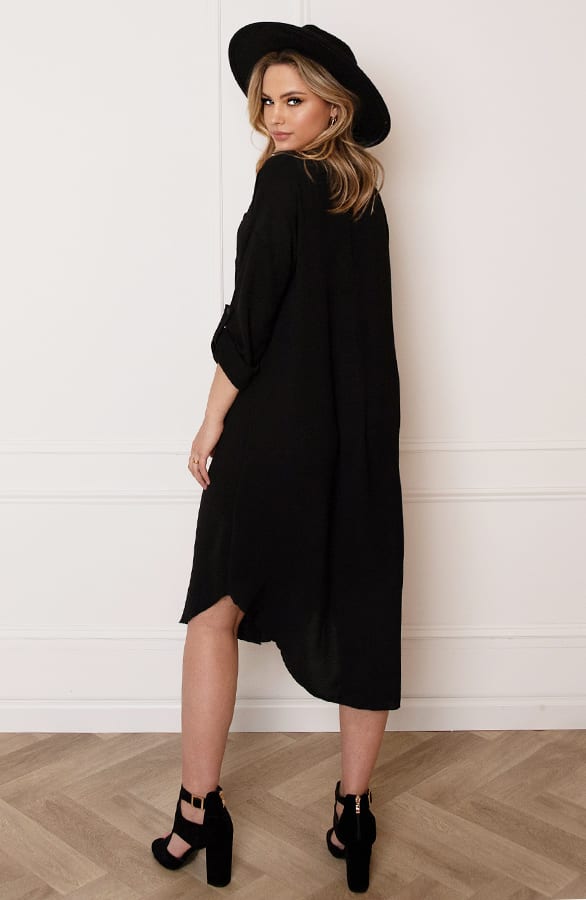 Blouse Jurk Sigrid Zwart – shoparchief — foto 3