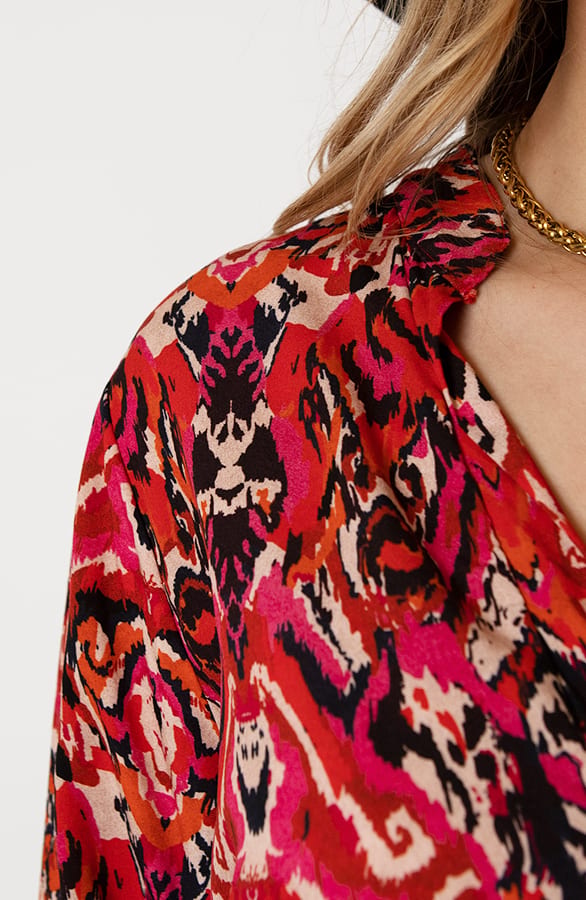 Colorful Print Blouse Esther – shoparchief — foto 5