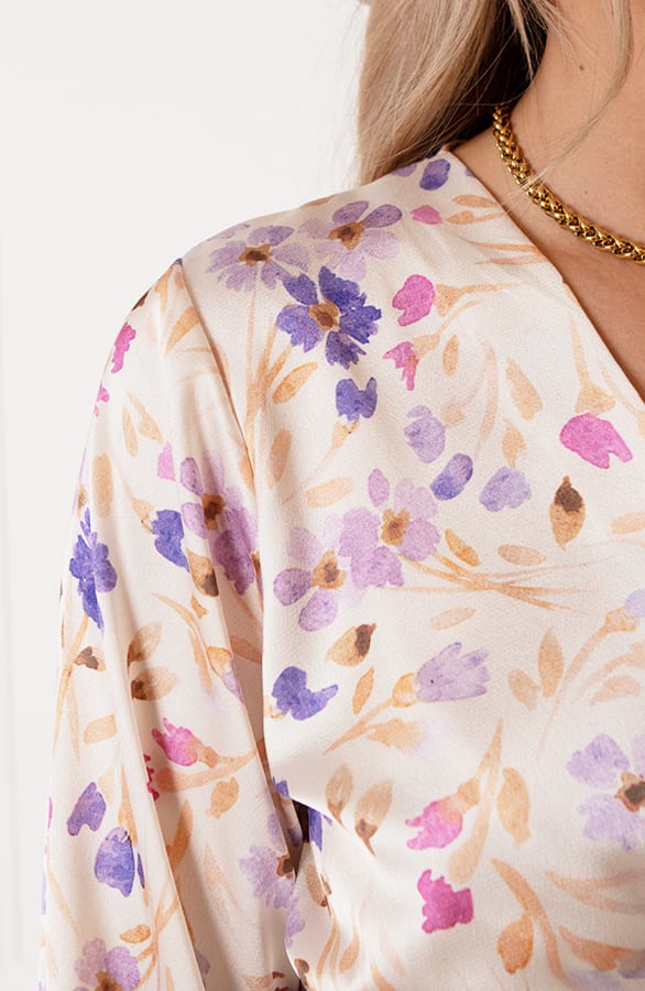 Cropped Blouse Floral Kirsten – shoparchief — foto 5