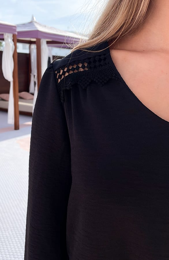 Detailed Dress Jaimy Zwart – shoparchief — foto 6