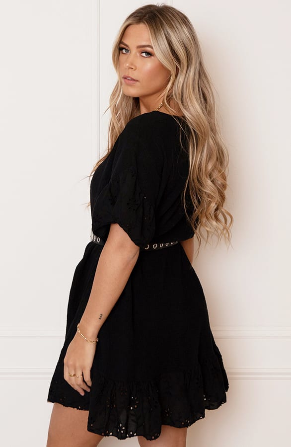 Detailed Katoenen Jurk Robin Zwart – shoparchief — foto 5