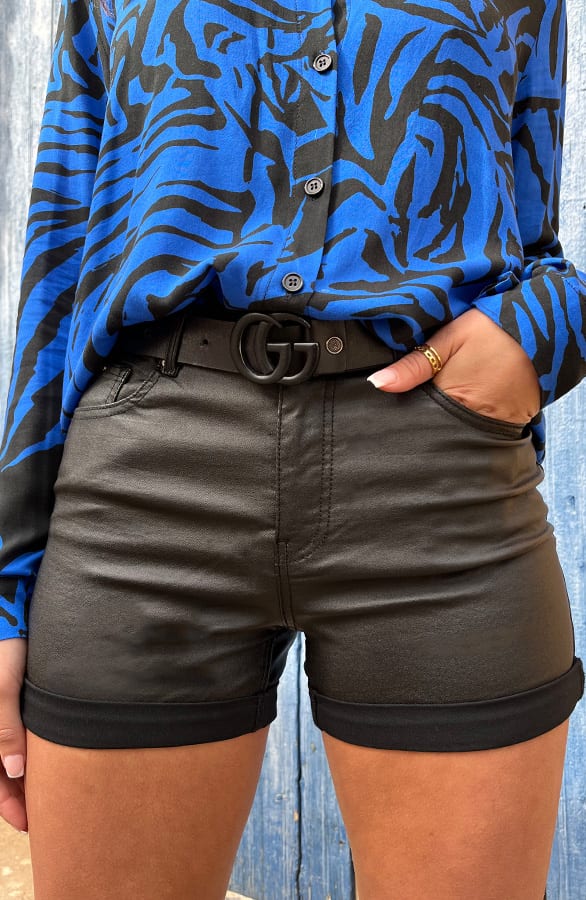 Elle Coating Shorts Zwart – shoparchief