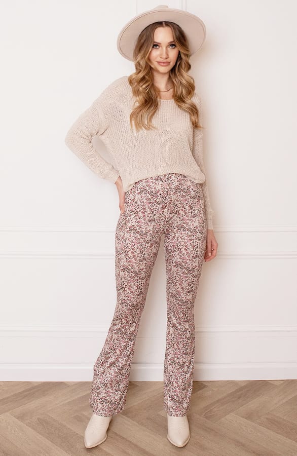 Gehaakte Trui Lage Rug Joelle Beige – shoparchief — foto 4