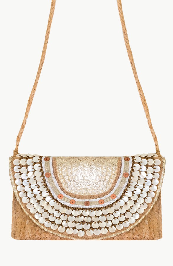 Gevlochten Boho Tas Gia Beige – shoparchief